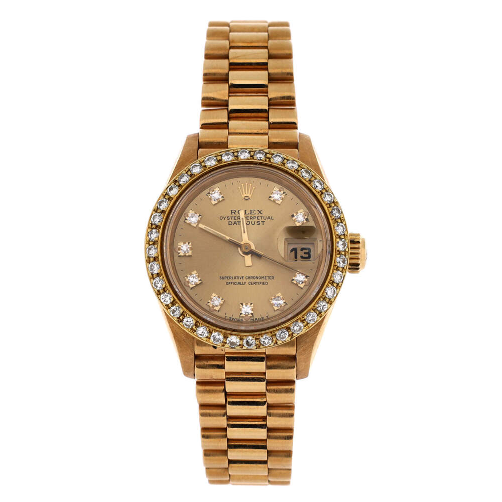 Rolex 26 Oyster Perpetual President Datejust Automatic Watch